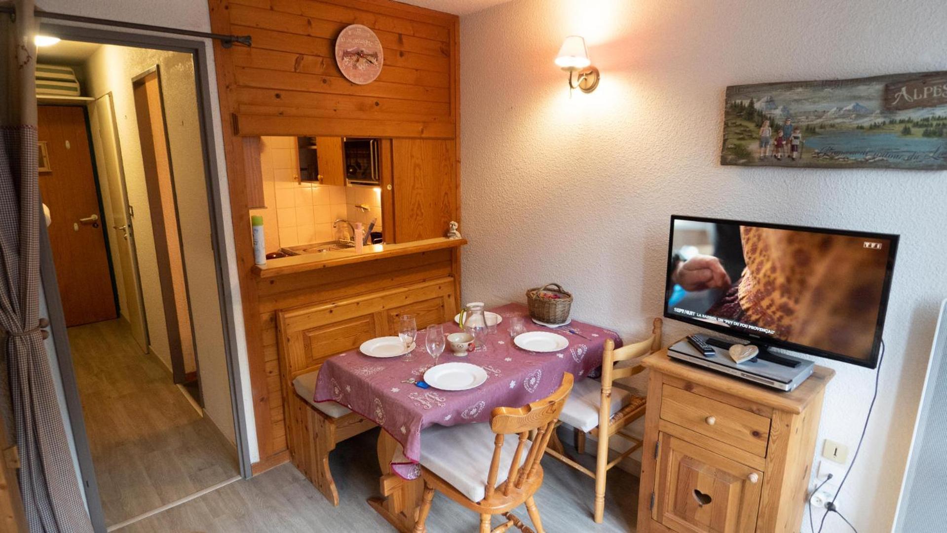 Magnifique Studio Au Pied Du Telecabine D'Arrondaz Et Des Pistes De Ski Modane Exterior foto